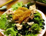 わさび菜と卵のお味噌汁作り方2写真