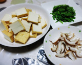 ◆厚揚げとニラのピリ辛挽き肉あん炒め♪作り方1写真