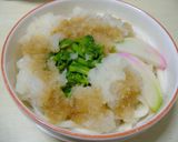 菜の花と大根おろしの温ぶっかけうどん作り方5写真
