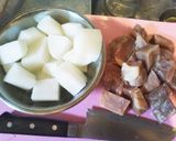 『簡単。切って煮るだけ！〛鶏大根作り方1写真
