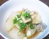 『簡単。切って煮るだけ！〛鶏大根作り方5写真