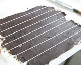 オレンジカスタード＆チョコのロールケーキ作り方45写真