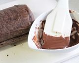 オレンジカスタード＆チョコのロールケーキ作り方43写真