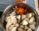 初心者さんの根菜煮物〜(o˘◡˘o)♡作り方9写真