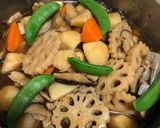 初心者さんの根菜煮物〜(o˘◡˘o)♡作り方30写真