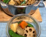 初心者さんの根菜煮物〜(o˘◡˘o)♡作り方31写真