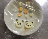 簡単！乗せるだけ！パンダキャラ弁♪作り方2写真