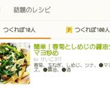 簡単！春菊としめじの醤油ツナマヨ炒め作り方12写真