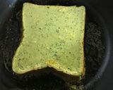 抹茶フレンチトーストのバニラアイス添え作り方3写真