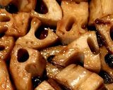すき焼きの残り汁でレンコンの炒め煮作り方4写真