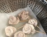 豚肉のお花畑&梅肉ソース添え作り方3写真