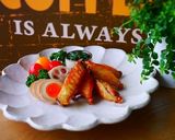 下味保存/鶏手羽中のカレー味オーブン焼き作り方1写真