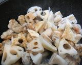 豚肉とレンコンの甘辛煮作り方4写真