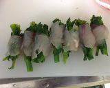 鯛の刺身・焼き霜造り・菜の花巻き作り方6写真