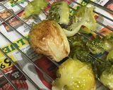 揚げ芽キャベツのライムニンニクソース作り方4写真