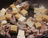 節約＊豚肉と厚揚げの照り焼き大葉まみれ作り方3写真