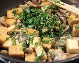 節約＊豚肉と厚揚げの照り焼き大葉まみれ作り方5写真