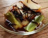 材料２つ超簡単！ネギと塩昆布のレンチン作り方1写真