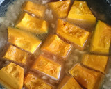 簡単副菜☆かぼちゃの煮物☆からしで減塩作り方4写真