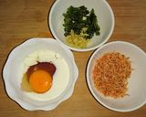 あたただしで卵とあおさの炊き込みご飯作り方1写真