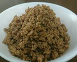 カキ醤油で作った割下ひき肉作り置きそぼろ作り方5写真