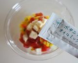 3分！亜麻仁油で作るキュートなサラダ作り方3写真