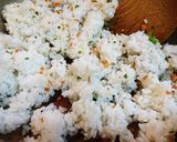 子供喜ぶ【ガパオ炒飯のロコモコ丼】作り方17写真