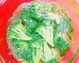 ヘルシー♪ブロッコリーの胡麻じゃこ和え作り方1写真