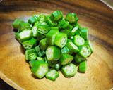 おくらと明太子のうに醤油和え作り方6写真