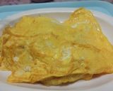 ケチャップライス　鶏肉とチーズ入り卵のせ作り方10写真