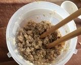 高野豆腐の肉そぼろ2食丼作り方5写真