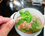 ブロッコリーと卵の中華スープ作り方5写真