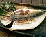 鯵の開きを食べた後のお楽しみ♡干物汁♡作り方1写真