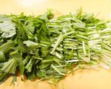 水菜deサラダ★特製だれ豚焼肉のせ作り方3写真
