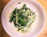 春野菜　菜の花味噌マヨ和え作り方2写真