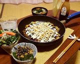 簡単♬フワフワ♬ネギだけdeお好み焼き作り方6写真