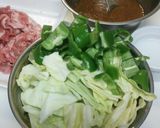 我が家の回鍋肉・豚肉とキャベツの味噌炒め作り方1写真