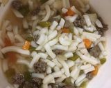 離乳食後期✿肉うどん✿作り方4写真