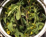 ☘菜の花・からし菜の塩茹で☘作り方1写真