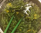 ☘菜の花・からし菜の塩茹で☘作り方3写真