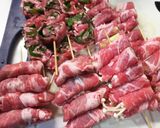 絶品・肉たっぷり豚肩ロース串焼き4種作り方6写真