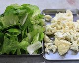 ロメインレタスで醤油マヨソテー作り方1写真