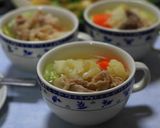簡単たくさん野菜のコンソメスープ作り方7写真