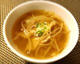 豚ひきとモヤシでお安く簡単ワンタンスープ作り方10写真