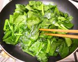 水っぽくならない!ほうれん草の炒め方作り方5写真