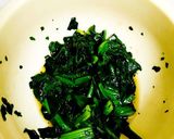 三色そぼろ丼・生姜和え作り方2写真