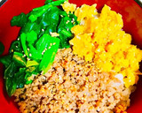 三色そぼろ丼・生姜和え作り方6写真