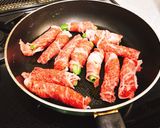 超簡単♡スナップエンドウの牛肉巻き♡作り方5写真