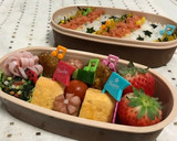 もうすぐ春です 小学生 可愛い お弁当作り方1写真