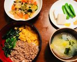 三色そぼろ丼・生姜和え作り方7写真